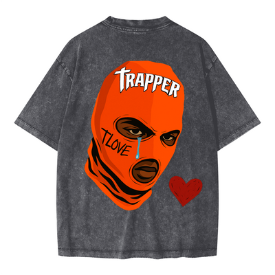 COMIC TRAPPER Oversize Washed T-shirt