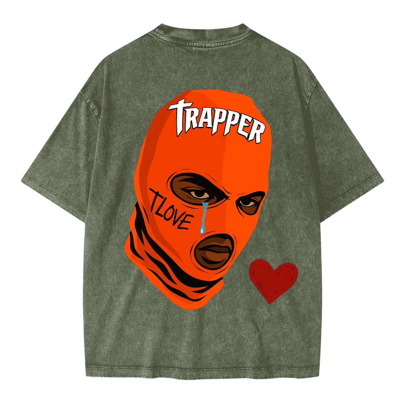 COMIC TRAPPER Oversize Washed T-shirt