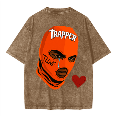COMIC TRAPPER Oversize Washed T-shirt
