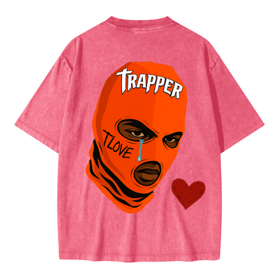 COMIC TRAPPER Oversize Washed T-shirt