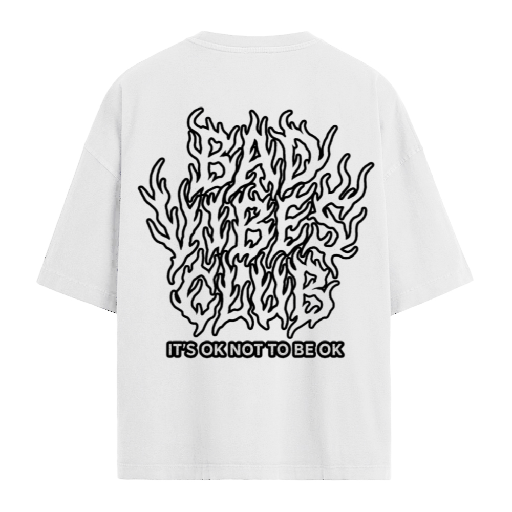 BAD VIBES CLUB Unisex Oversize T-Shirt