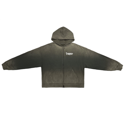 GABBER TO HEAVEN BASIC Unisex Oversize Zip Sweatshirt
