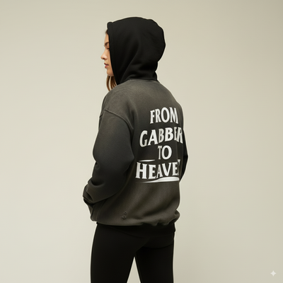 GABBER TO HEAVEN BASIC Unisex Oversize Zip Sweatshirt