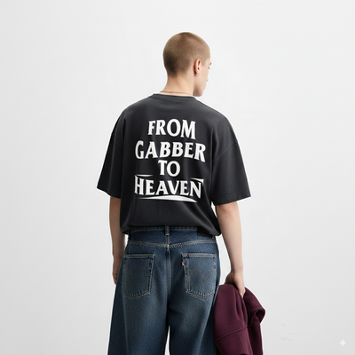 GABBER TO HEAVEN BASIC Oversize Unisex T-Shirt