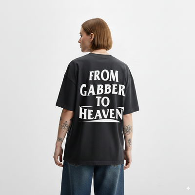 GABBER TO HEAVEN BASIC Oversize Unisex T-Shirt